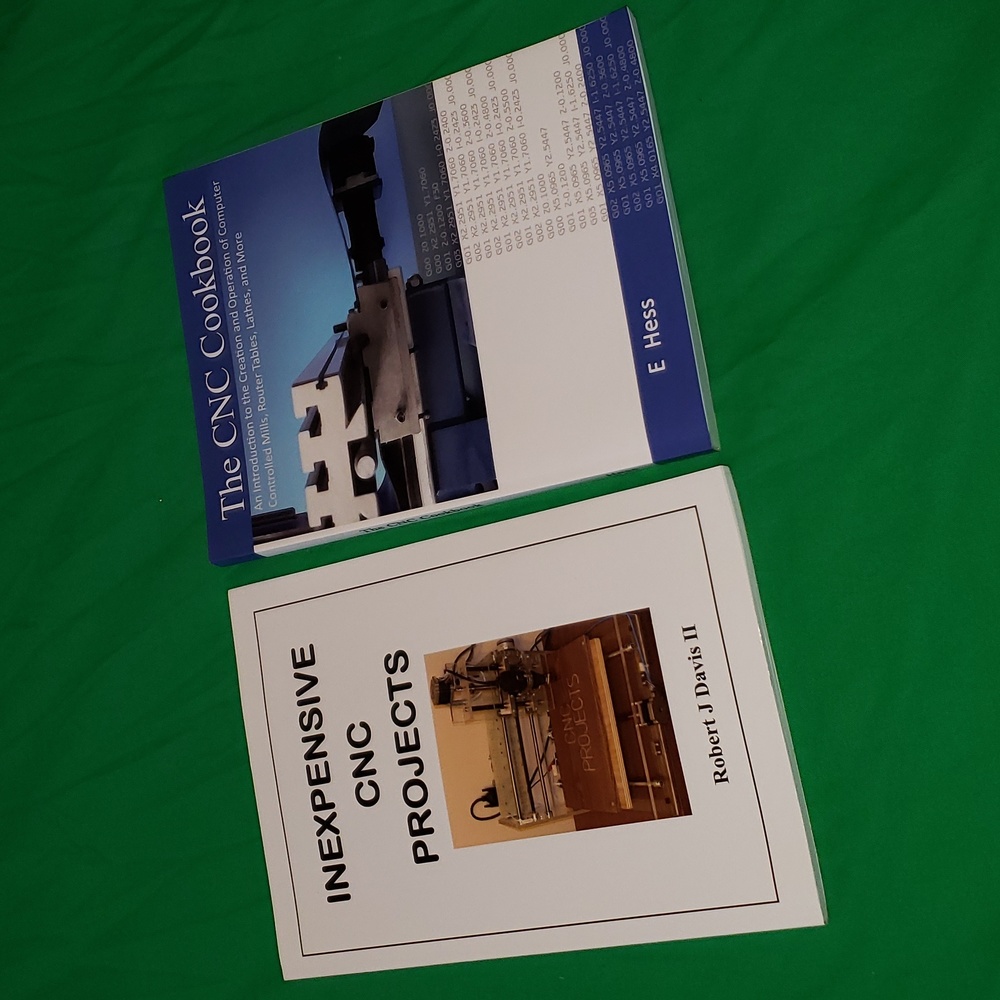 Inexpensive CNC Projects and The CNC Cookbook Paper Back Books